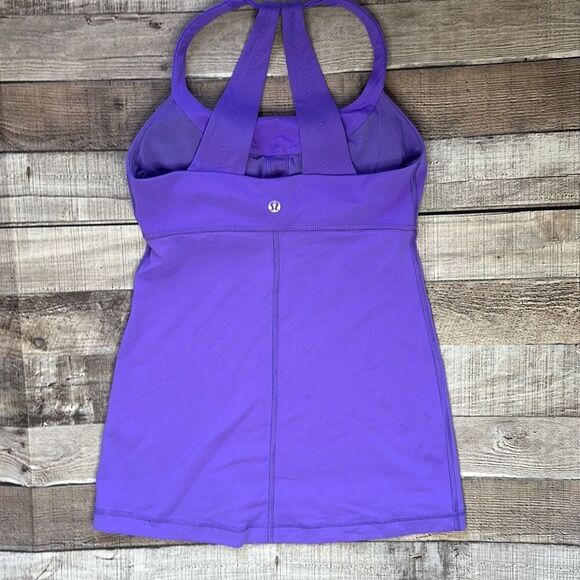Lululemon Women’s Activewear Purple Racerback Scoop Me Up Tank ll | Size 4 - Picture 3 of 3